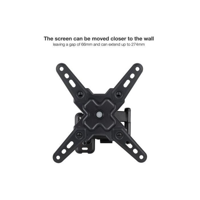 Soporte de Pared Extensible/ Giratorio/ Inclinable TooQ LP1344TN-B para TV de 13-43"/ hasta 20kg 3 Soporte de Pared Extensible/ Giratorio/ Inclinable TooQ LP1344TN-B para TV de 13-43"/ hasta 20kg 3