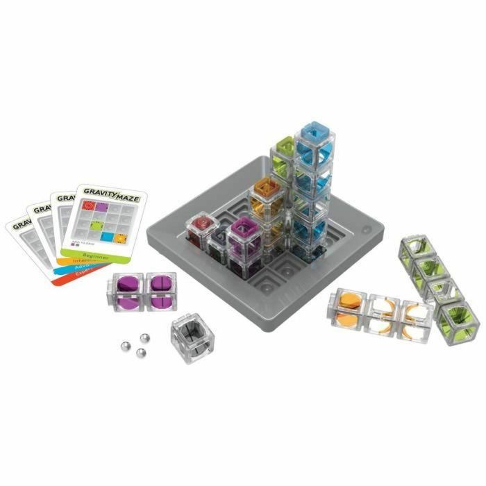 Gravity Maze juego de lógica, Puzzle, Circuito-Bola-Construcción, 60 retos, 8 años-Ravensburger, 76433, ThinkFun 2 Gravity Maze juego de lógica, Puzzle, Circuito-Bola-Construcción, 60 retos, 8 años-Ravensburger, 76433, ThinkFun 2