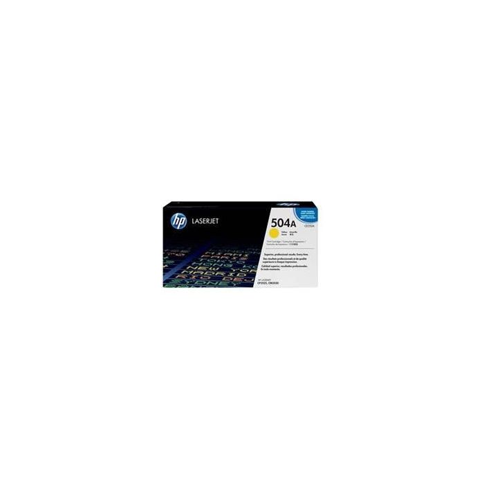 HP 504A Yellow Original LaserJet Toner Cartridge
