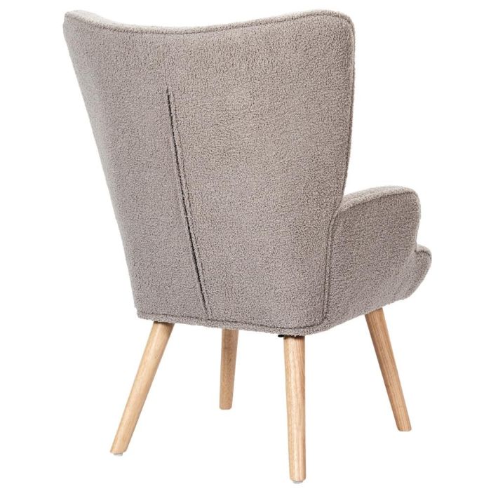 Sillón Rizo Rhea Taupe Home Deco Factory 4 Sillón Rizo Rhea Taupe Home Deco Factory 4