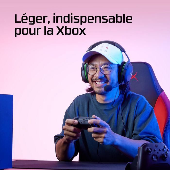 HyperX CloudX Stinger 2 Core Auriculares Gaming para Xbox Blanco, Ligeros con Micrófono Abatible y Graves Mejorados 8