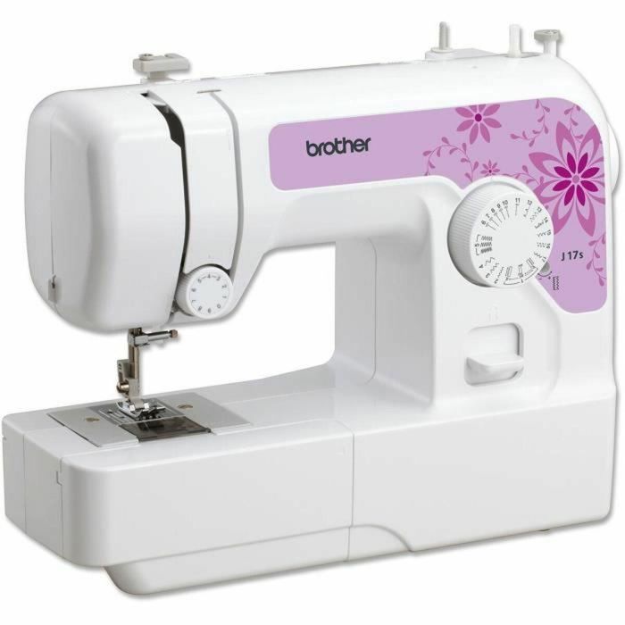 Brother J17s Máquina de coser mecánica para principiantes, 17 funciones de costura, ojal 4 pasos, iluminación LED, fácil de usar, ideal tejidos variados. 1 Brother J17s Máquina de coser mecánica para principiantes, 17 funciones de costura, ojal 4 pasos, iluminación LED, fácil de usar, ideal tejidos variados. 1