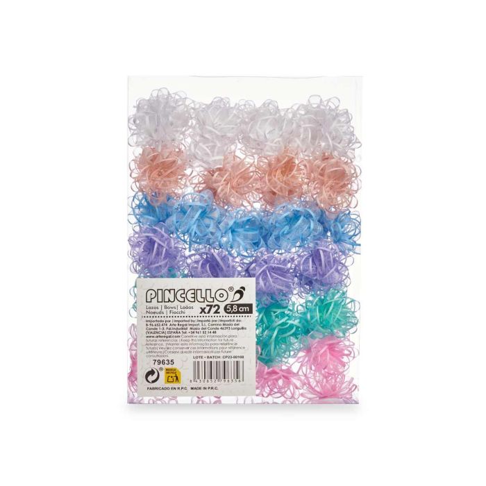 Pvc 72 Lazos Visillo 6 Color Pasteles 5,8Cm Pincello (12 Unidades) 2 Pvc 72 Lazos Visillo 6 Color Pasteles 5,8Cm Pincello (12 Unidades) 2