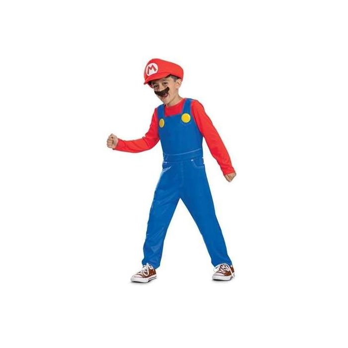 Disfraz nintendo super mario elevated fancy talla 4-6 años