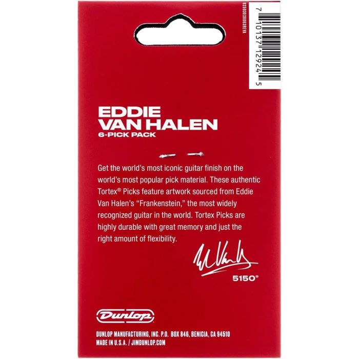 Pack 6 Púas Signature Evh Frankestein - 50 Mm 2 Pack 6 Púas Signature Evh Frankestein - 50 Mm 2