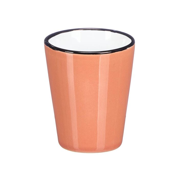 Vaso Ceramica 90 Ml Borde Negro Surtidos Col Oscuros Vessia 5x7x5cm (Set de 48) 2