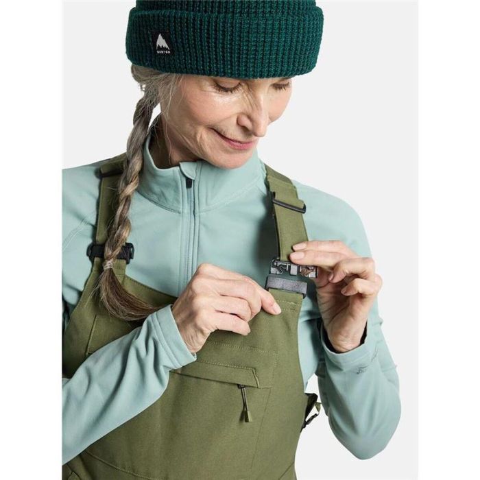 Pantalones para Nieve Burton Avalon Bib Verde 7-8 Años 3