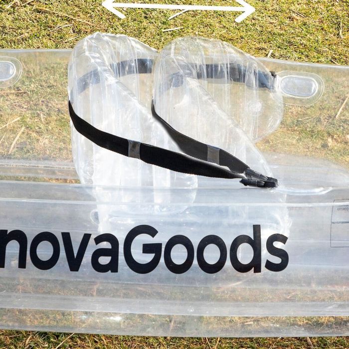 Kayak Hinchable Transparente con Accesorios Paros InnovaGoods 312 cm 2 plazas 9