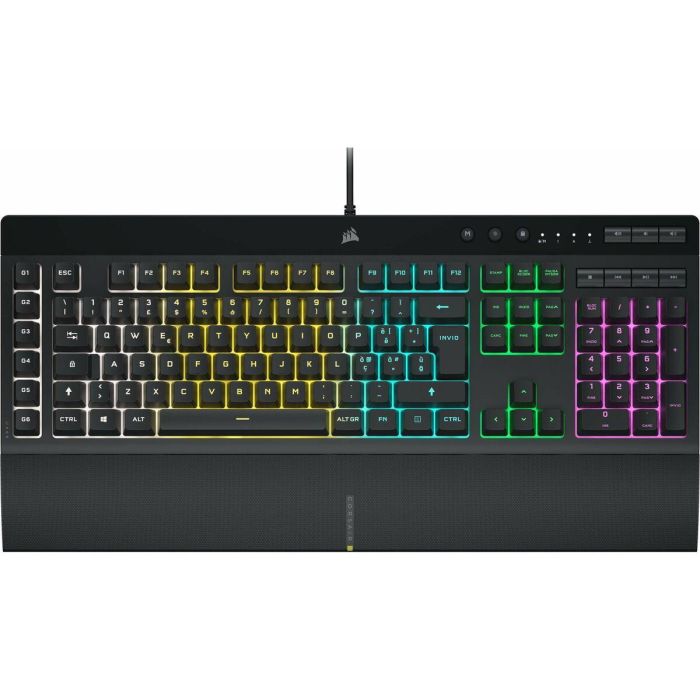 Corsair K55 RGB PRO teclado USB QWERTY Español Negro