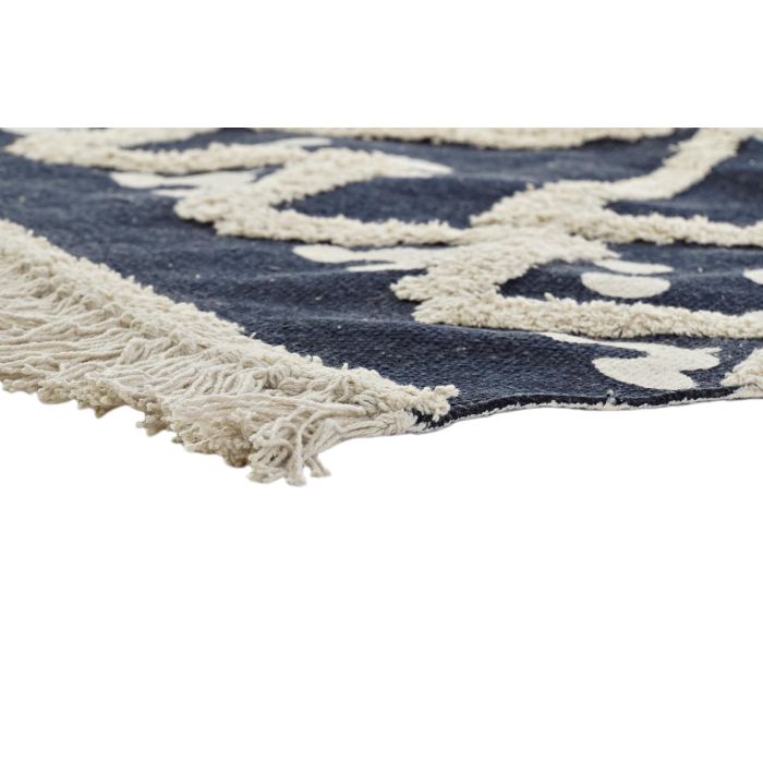 Alfombra DKD Home Decor Beige Azul marino (160 x 230 x 1 cm) 3