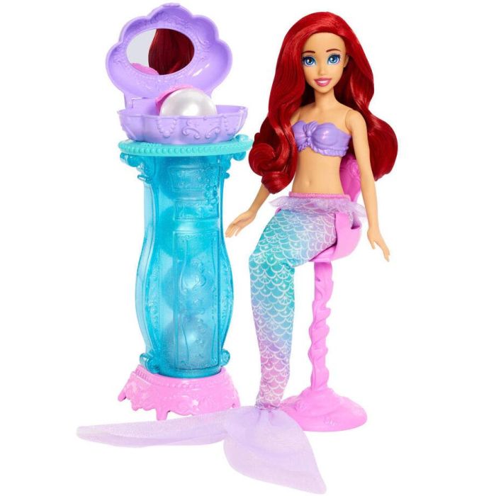 Disney Princess Muñeca Ariel con Tocador. Juguete de Personaje para Niñas. Edad Mínima Recomendada: 3 Años. 1 Disney Princess Muñeca Ariel con Tocador. Juguete de Personaje para Niñas. Edad Mínima Recomendada: 3 Años. 1