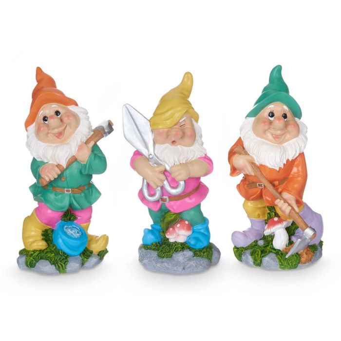 Figura Enano Surt 6 Med Ibergarden 12x28.5x14 cm Poliresina Colores Varios (6 Unidades) 2 Figura Enano Surt 6 Med Ibergarden 12x28.5x14 cm Poliresina Colores Varios (6 Unidades) 2