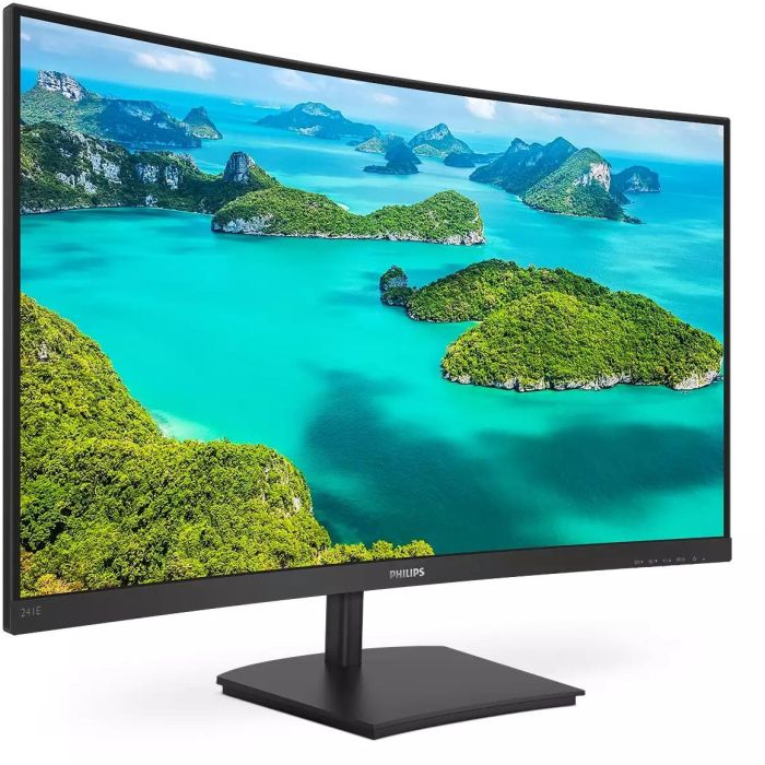 Philips 241E1SCA Monitor 23.6" (59.9cm) Full HD VA HDMI 16:9 Curvo 10