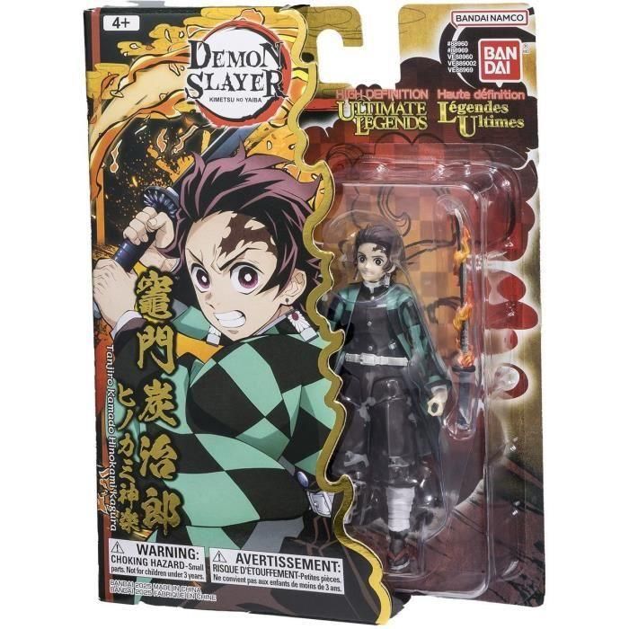 Figura articulada Ultimate Legends HD - BANDAI - Demon Slayer - Tanjiro Kamado - 12 cm 1 Figura articulada Ultimate Legends HD - BANDAI - Demon Slayer - Tanjiro Kamado - 12 cm 1