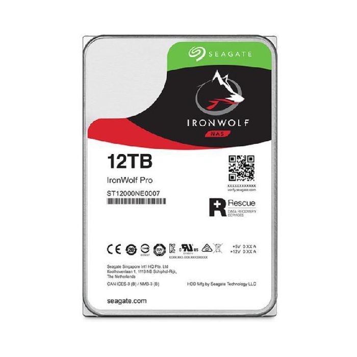 Seagate IronWolf Pro 12TB SATA 6Gb/s HDD 3