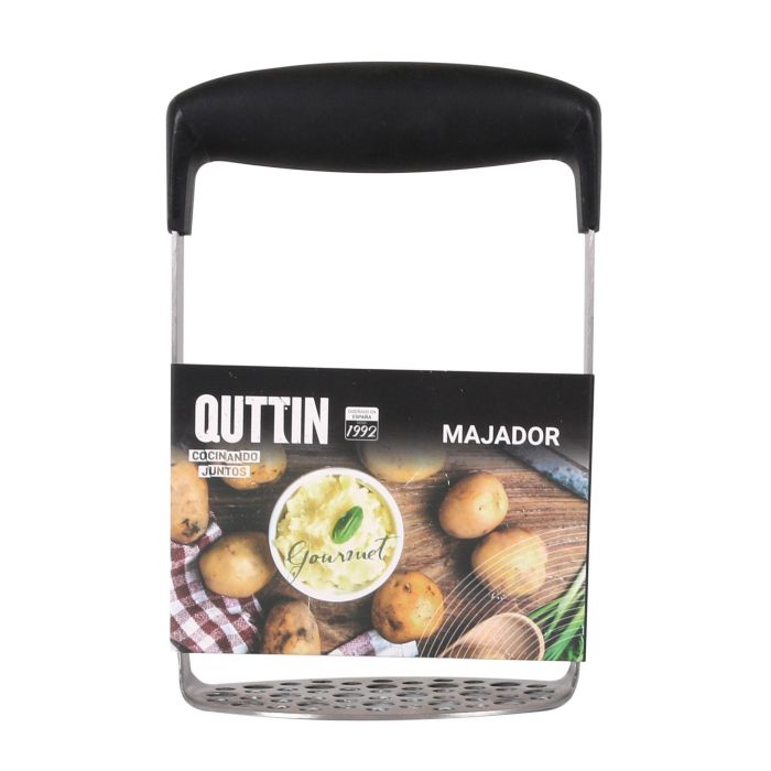 Majador de acero inoxidable 11.5x18 cm Gourmet Qutti (12 Unidades) 1 Majador de acero inoxidable 11.5x18 cm Gourmet Qutti (12 Unidades) 1