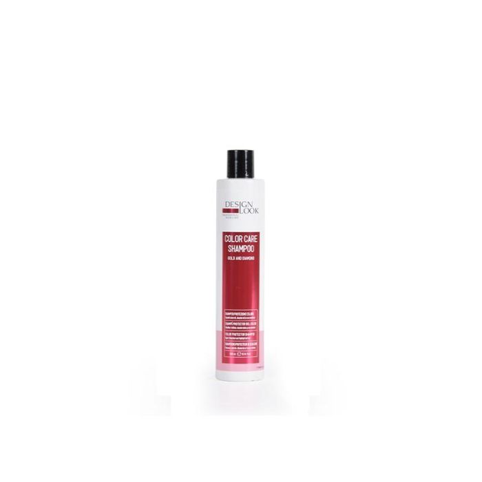 Design Look Champú Pro-Color Oro y Diamante Color Care 300 ml - Para cabellos coloreados, decolorados y mechados, protege y resalta el color