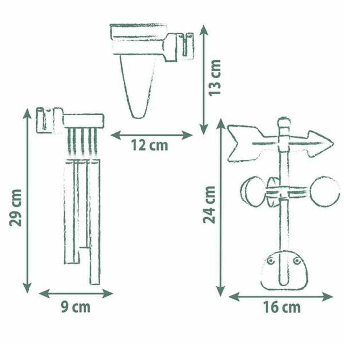 Smoby SMO810922 Kit meteorológico SMOBY Life 12 Smoby SMO810922 Kit meteorológico SMOBY Life 12