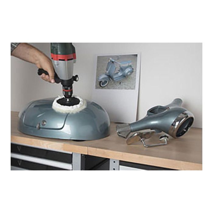 Esponja de Pulir Wolfcraft 2025000 Cabezales intercambiables Disco de Pulido 1