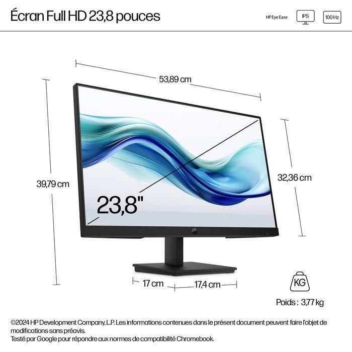 HP Monitor Series 3 PRO 324PF / 23,8" / FHD / VGA-HDMI-DisplayPort 15