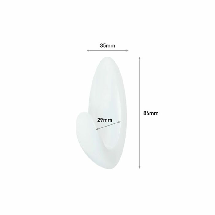 Gancho para colgar 3M 1,3 kg Blanco (2 Unidades) 1 Gancho para colgar 3M 1,3 kg Blanco (2 Unidades) 1