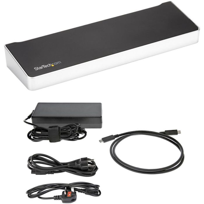 StarTech.com Docking Station 13 en 1 USB-C 4K Triple Monitor para Portátiles, con Carga 60W y Múltiples Puertos 5