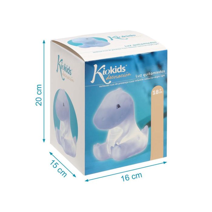 Luz quitamiedos Azul Plástico Dinosaurio 1 Luz quitamiedos Azul Plástico Dinosaurio 1