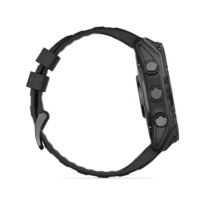 Garmin Fenix 8 51mm Reloj Inteligente Deportivo con Pantalla AMOLED Táctil 1.4", GPS, Wi-Fi, Bluetooth, 32 GB, Banda de Silicona Negra