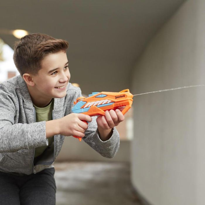 Nerf F2795 Supersoaker Raptor Surge DinoSquad Lanzador de Agua para Niños +6 Años 4