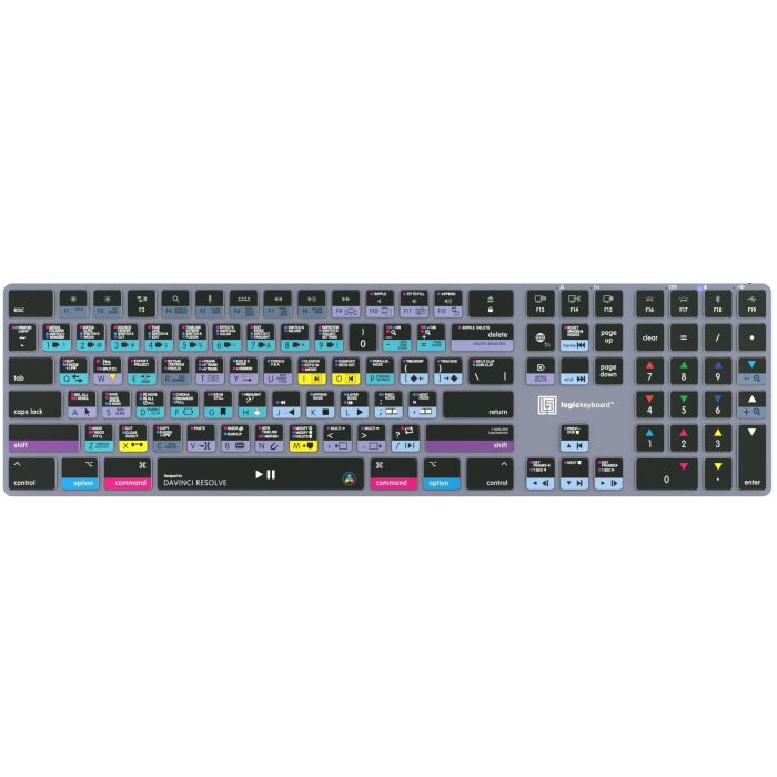 LogicKeyboard Davinci Resolve 18 Titan UK (Mac) 1 LogicKeyboard Davinci Resolve 18 Titan UK (Mac) 1