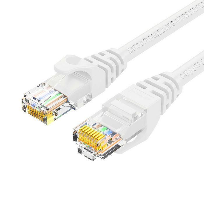 Hikvision CAT6, U/UTP, 24AWG, CU, 0.5 m, Grey 8 Hikvision CAT6, U/UTP, 24AWG, CU, 0.5 m, Grey 8