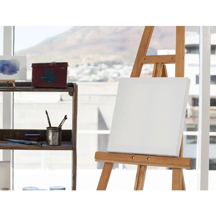 Liderpapel Lienzo de Algodón 100% Grapado Trasero 30x30 cm 280 g/m² para Óleo y Acrílico 6