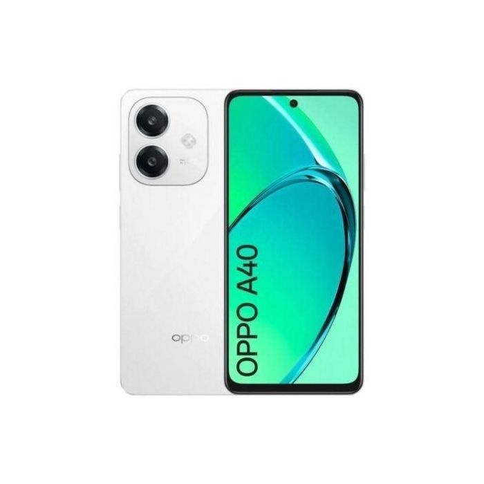 OPPO A40 16,9 cm (6.67") SIM doble Android 14 4G USB Tipo C 6 GB 128 GB 5100 mAh Blanco OPPO A40 16,9 cm (6.67") SIM doble Android 14 4G USB Tipo C 6 GB 128 GB 5100 mAh Blanco