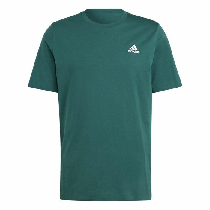 Camiseta de Manga Corta Hombre Adidas Sl Sj Verde 0 Camiseta de Manga Corta Hombre Adidas Sl Sj Verde 0