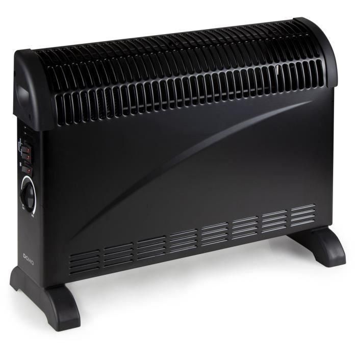 Convector turbo - 2000 W - DOMO - DO7350CH - 52,5 x 38,8 x 19,5 cm - Negro 5 Convector turbo - 2000 W - DOMO - DO7350CH - 52,5 x 38,8 x 19,5 cm - Negro 5