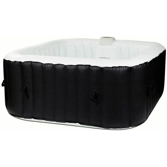 SUN SPA Spa hinchable cuadrado laminado - 6 personas - 1.85 x H 0.65 m 3 SUN SPA Spa hinchable cuadrado laminado - 6 personas - 1.85 x H 0.65 m 3