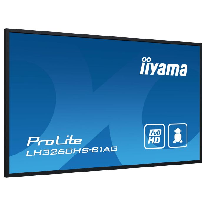 iiyama LH3260HS-B1AG Pantalla Digital 80cm (31.5") VA Full HD 1920x1080 Wifi Altavoces 20W Uso Continuo 24/7 500 cd/m2 3xHDMI 15
