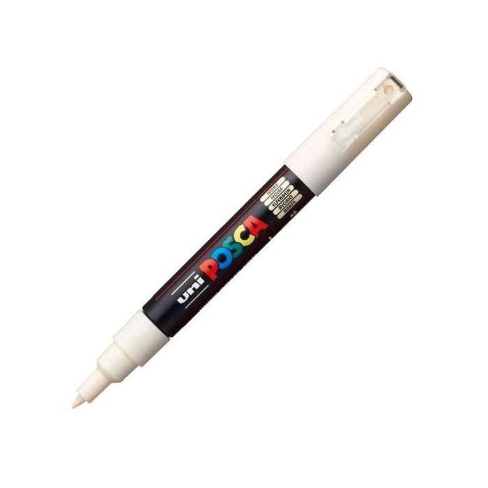 Posca Marcador Pc-1M No Permanente Punta Fina 0.7-1 mm Marfil Posca Marcador Pc-1M No Permanente Punta Fina 0.7-1 mm Marfil