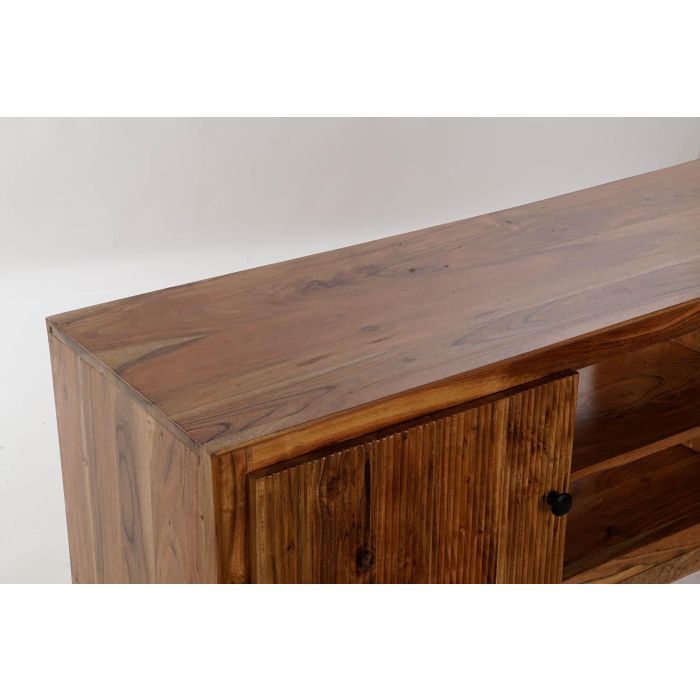 Mueble de TV DKD Home Decor Marrón Negro Marrón claro 145 x 42 x 61 cm 145 x 40 x 60 cm 1