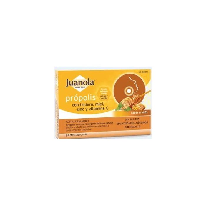 Juanola Pastillas Propolis Hedera-Miel 24Ud Juanola Pastillas Propolis Hedera-Miel 24Ud