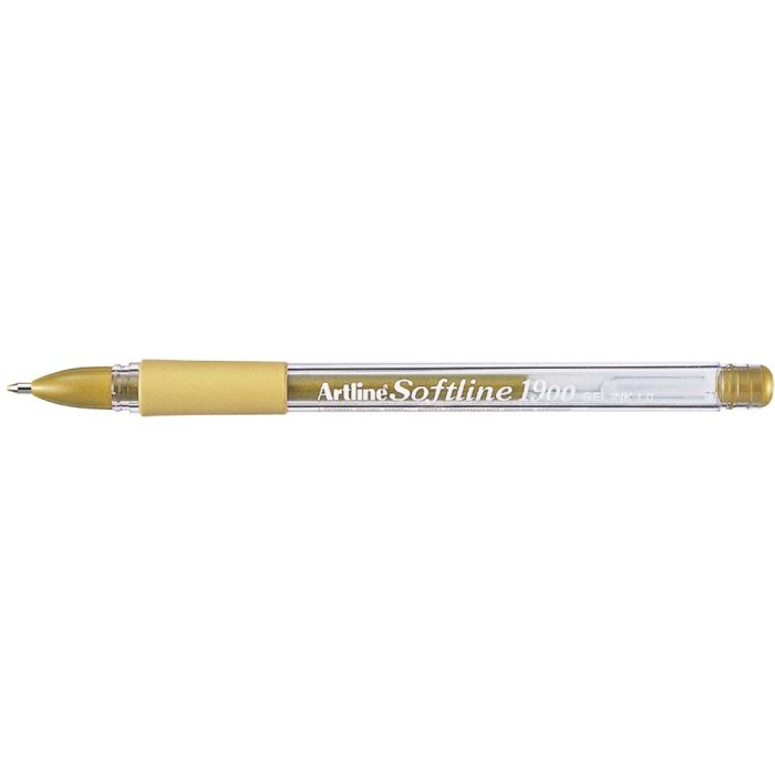 Boligrafo Artline 1900 Softline Tinta Aceite Metalico Oro 12 unidades 1