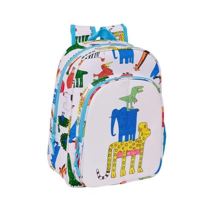 Mochila Escolar Algo de Jaime Blanco 26 x 34 x 11 cm 1