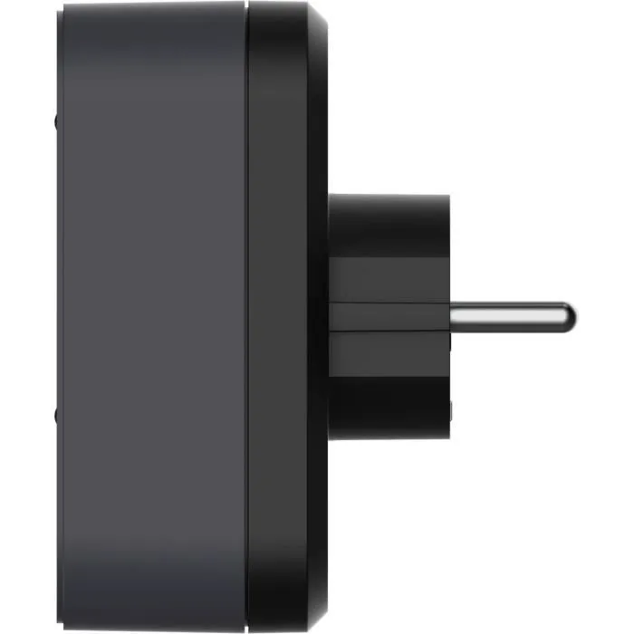 QUARX QUA4004282472360 Biplite Interruptor 2P 16A Negro y Gris Antracita NF 3