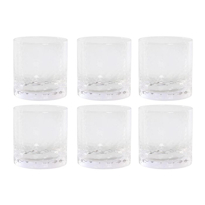 Vaso Basicos DKD Home Decor Transparente 8.4 x 9 x 8.4 cm Set de 6