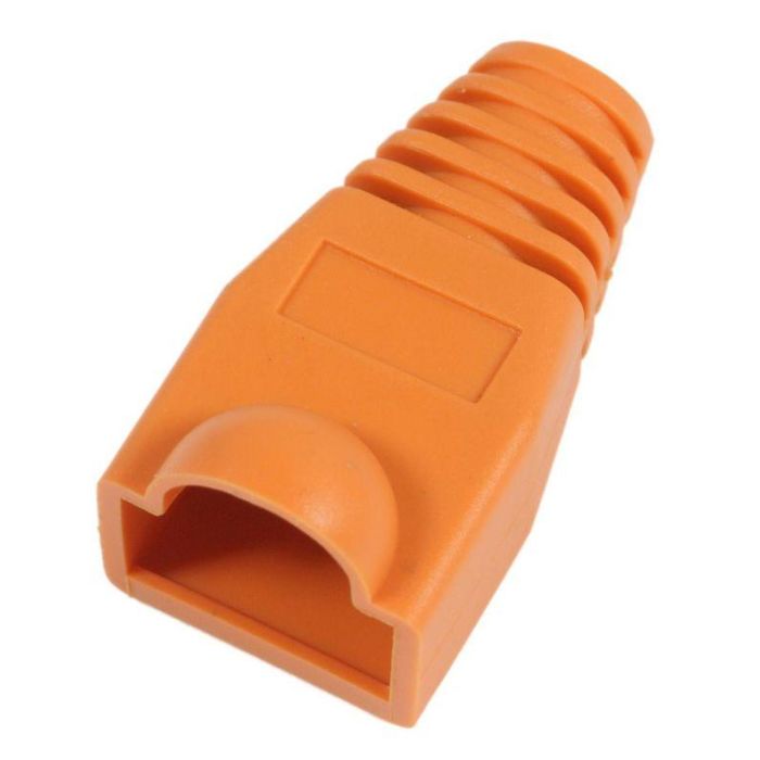 MicroConnect KON503O Botas Alivio Tensión RJ45 Naranja - Pack 50 Unidades para Protección Duradera y Organización de Cables de Red MicroConnect KON503O Botas Alivio Tensión RJ45 Naranja - Pack 50 Unidades para Protección Duradera y Organización de Cables de Red