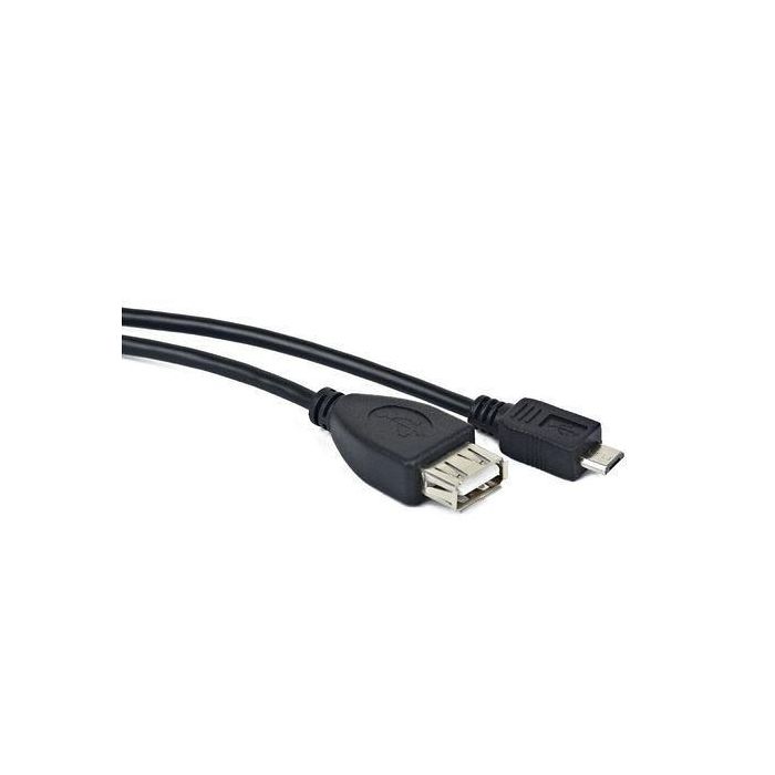 Lanberg OEM-0006 Cable USB 2.0 Micro-USB B a USB A 0.15m Negro