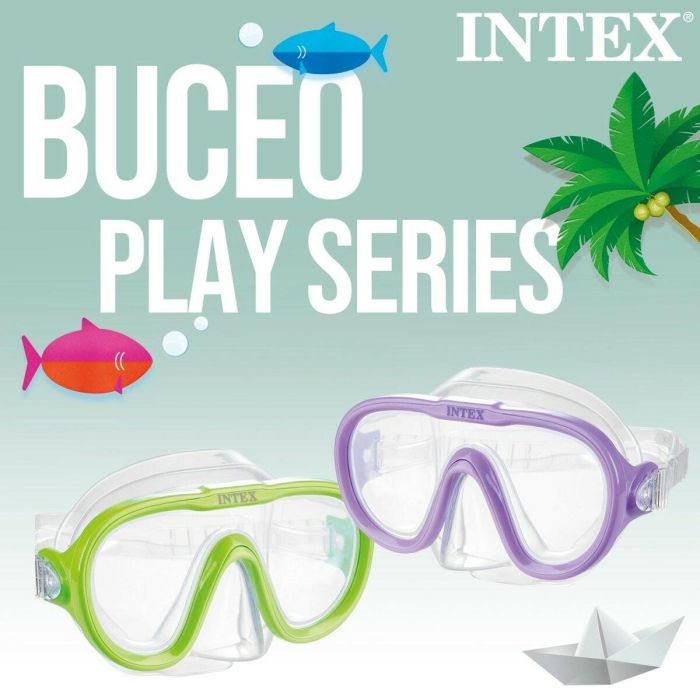 Gafas de Snorkel Intex Sea Scan Morado 2