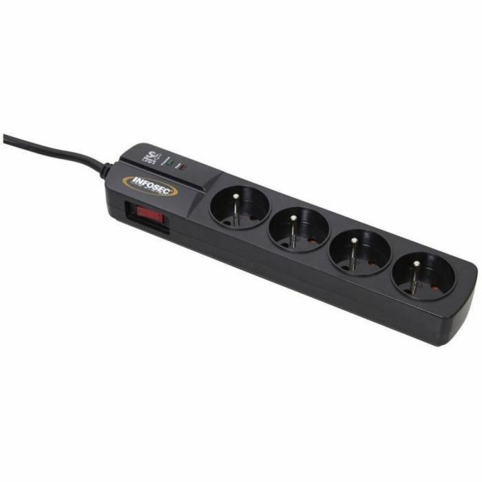 Infosec 61294 S4 Black Line II ParasurTenseur 4 tomas FR