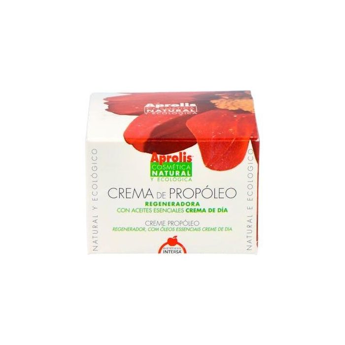 Aprolis Crema Facial de Propóleo Ecológica 50ml - Hidratante y Regeneradora Certificada Ecocert para Piel