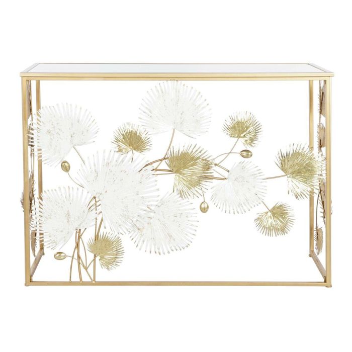 Consola Glam DKD Home Decor Dorado Blanco 37 x 80 x 108 cm 4